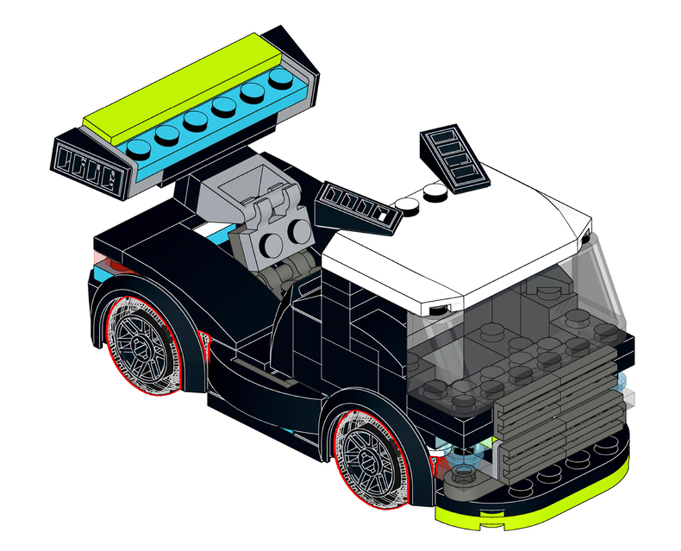 LEGO MOC-233578 Racing truck by Nikita538635 | Rebrickable - Build with ...