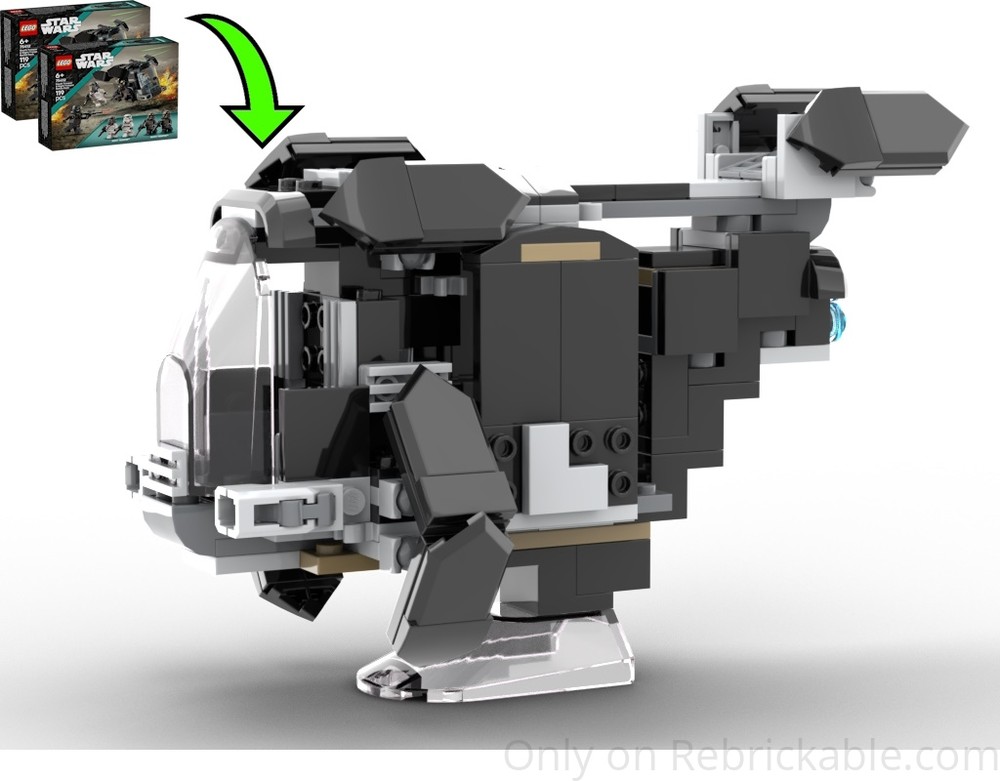 LEGO MOC-233602 LAAT\le Imperial Gunship 75412x2 by dmonti79