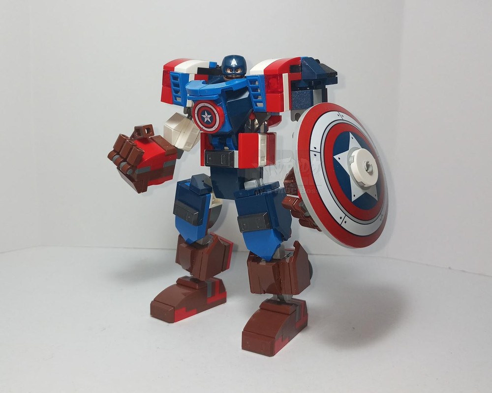 LEGO MOC-233701 Captain America Mech Armor Upgrade by Vintend0 ...