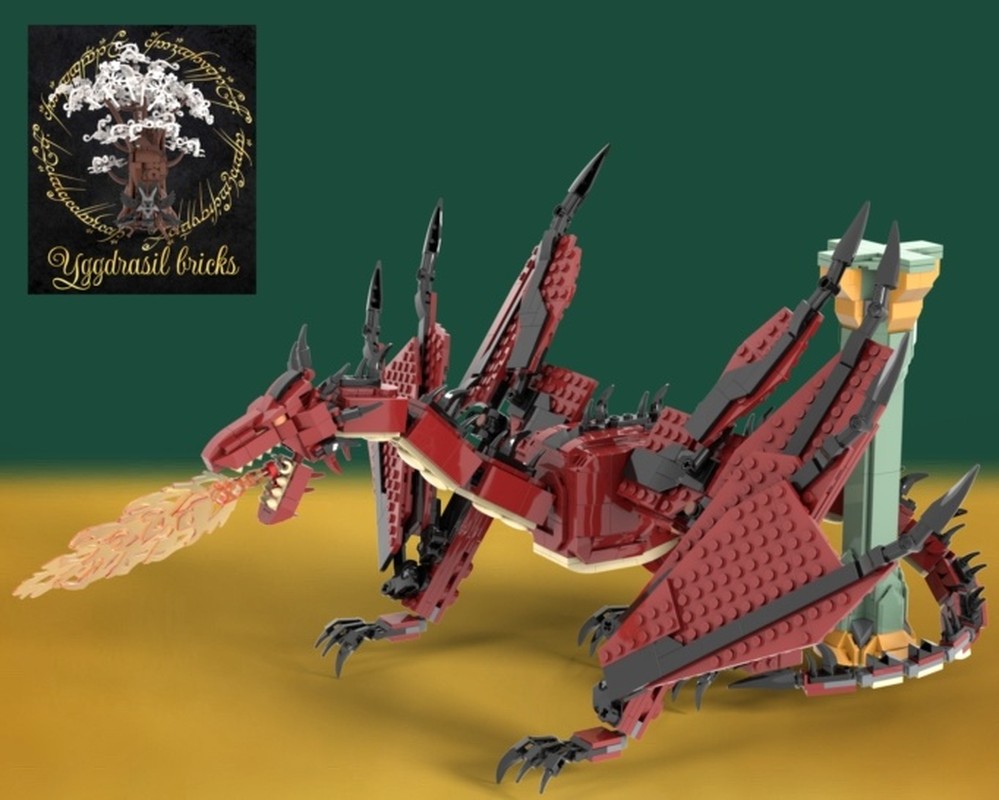 LEGO MOC Smaug the dragon by Yggdrasil_bricks | Rebrickable - Build ...
