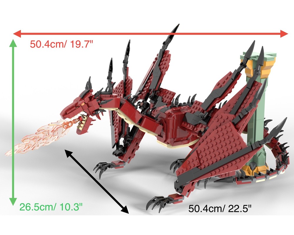 LEGO MOC-233721 Smaug the dragon by Yggdrasil_bricks | Rebrickable ...