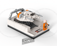 MOC-125972 Snowspeeder – 453 Pièces, Avec Freins Aérodynamiques Ouvrants, 12 Ans+