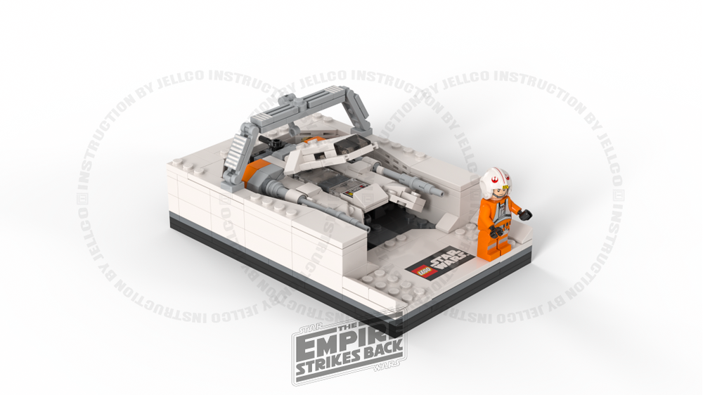 LEGO MOC Micro T-47 Snowspeeder 2025 Renewed Version by jellco ...