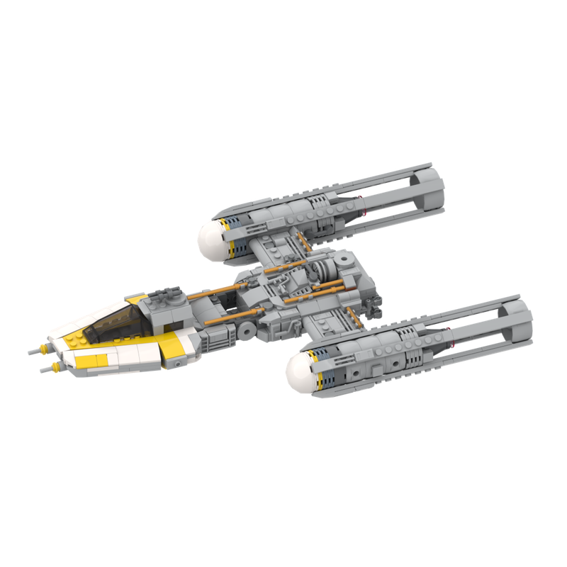 LEGO MOC Minifigure scale Y wing (ALT COLORS) by Brick Horizon