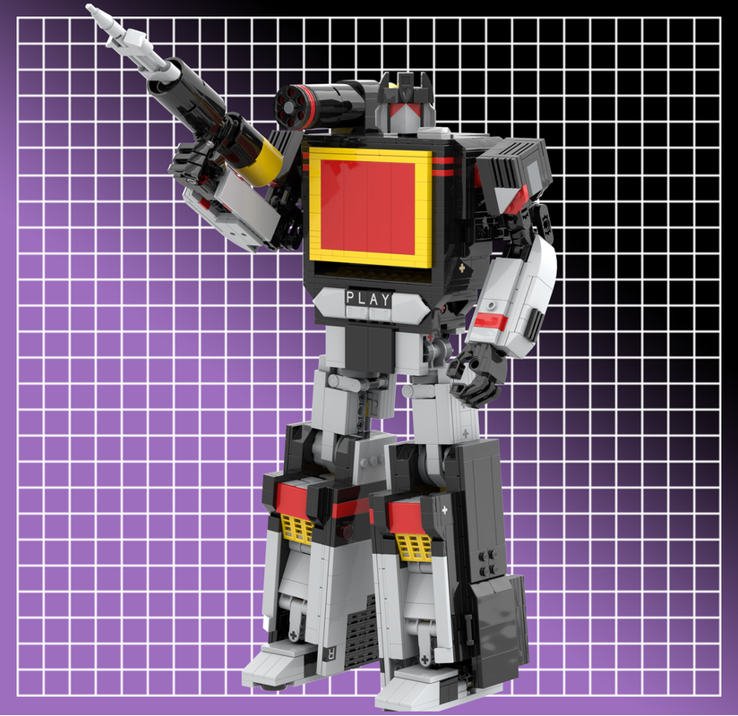 LEGO MOC-233775 Soundblaster - The upgraded version of Soundwave