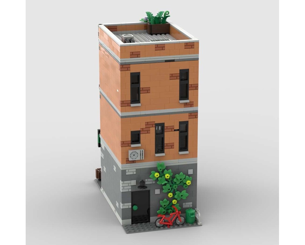 LEGO MOC-233836 Records Shop - Music Studio and Apartment by