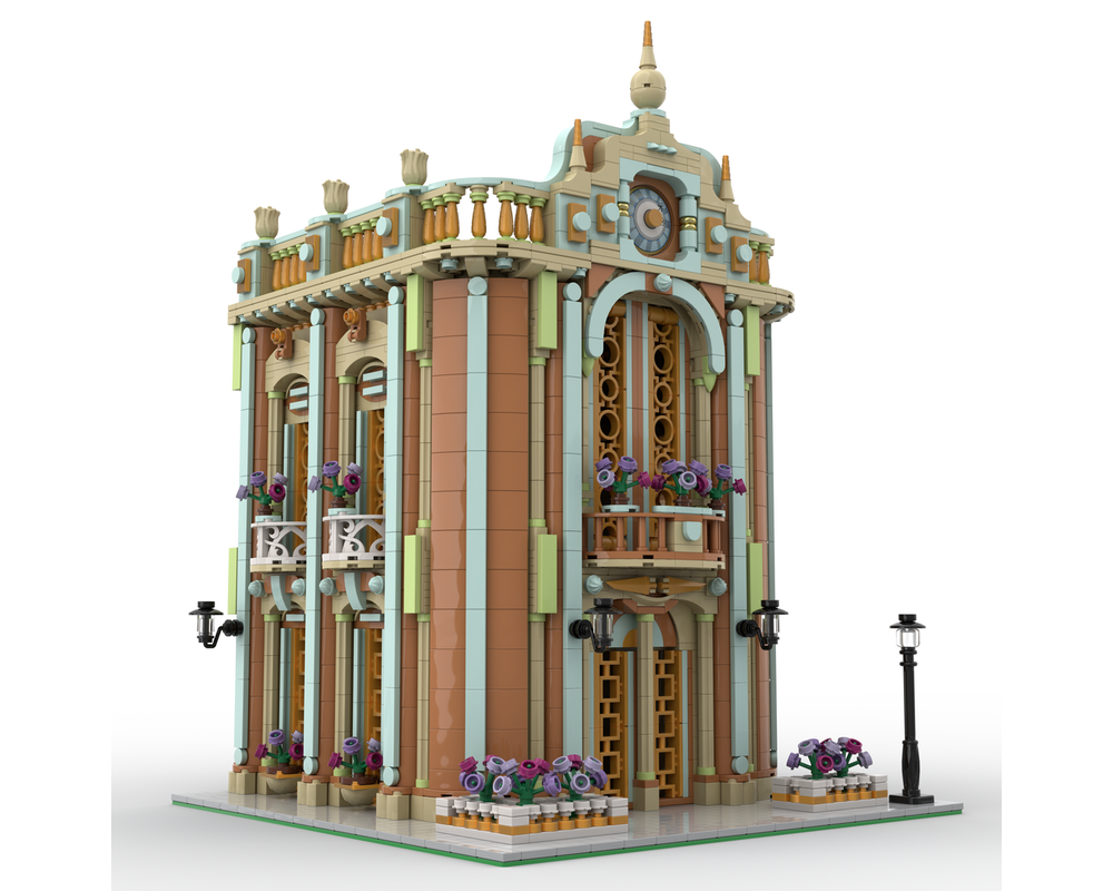 LEGO MOC-233882 MODULAR IX by @lucapetraglia.it | Rebrickable - Build ...