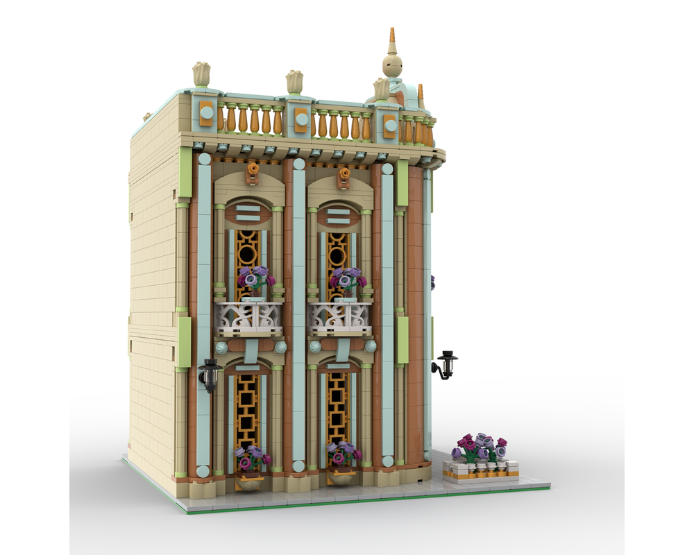 LEGO MOC-233882 MODULAR IX by @lucapetraglia.it | Rebrickable - Build ...