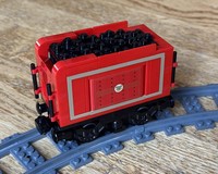 Red Tender with battery and motor for famous Steam Locomotive