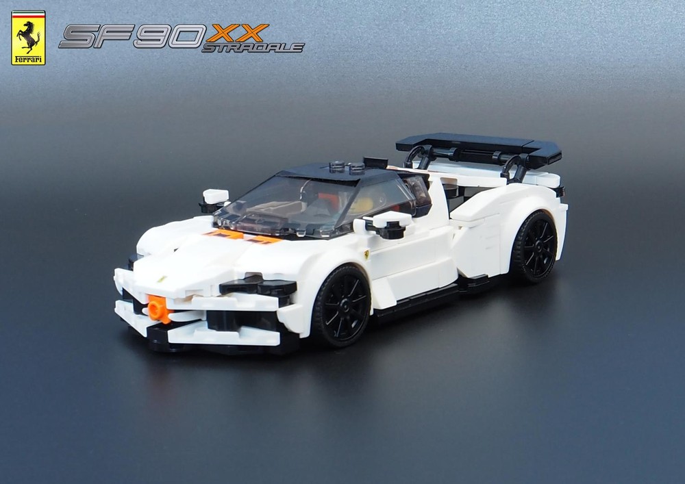 LEGO MOC Ferrrari SF90 XX Stradale - Speed Champions 8 Studs wide