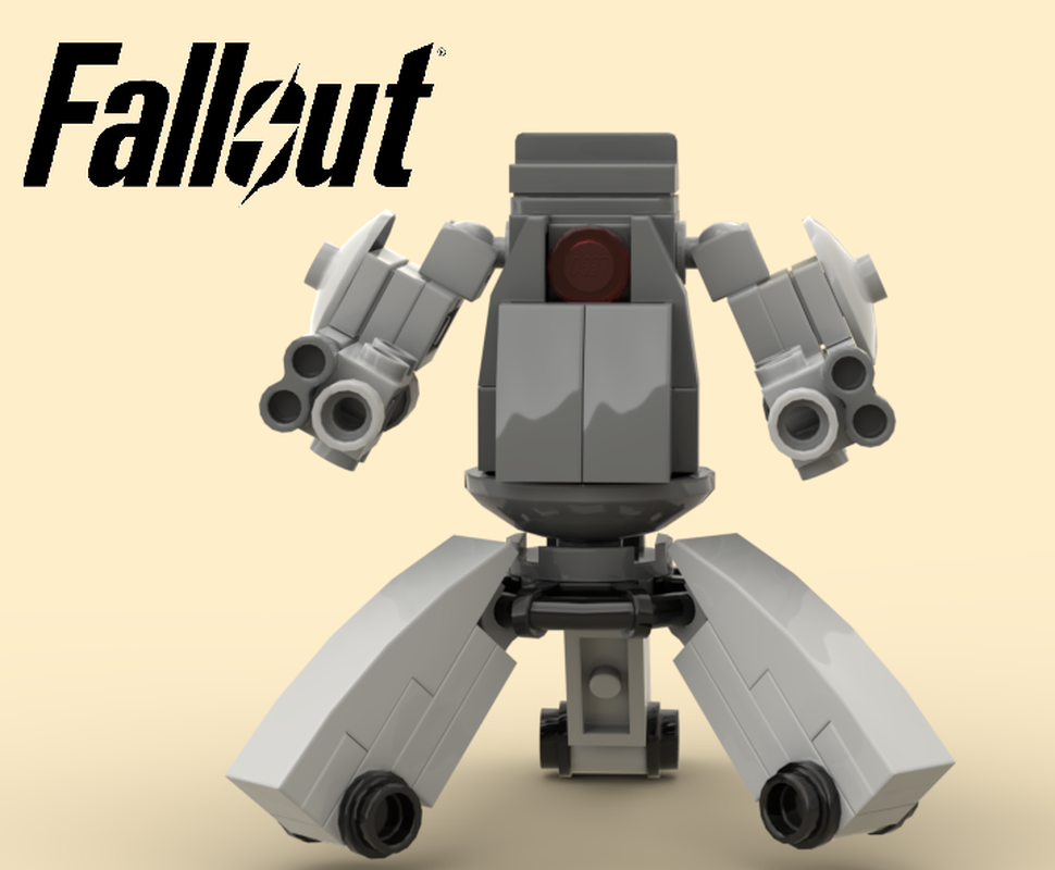 LEGO MOC-234055 Fallout Sentry bot MOC by CzerstwyChleb | Rebrickable ...