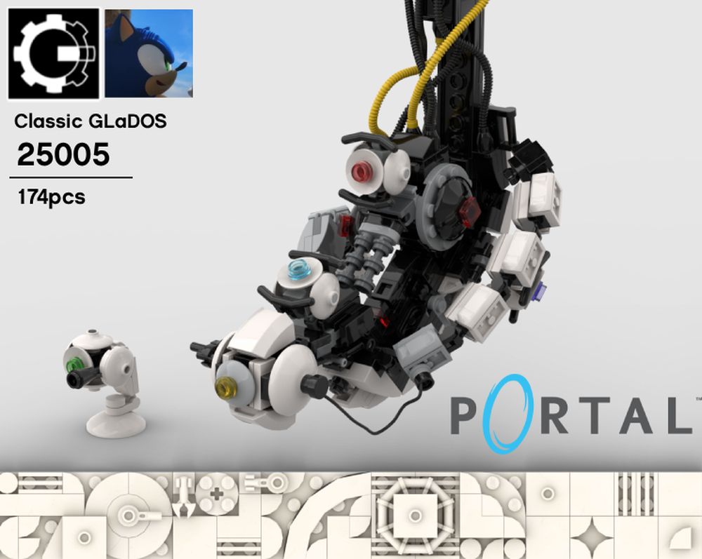 LEGO MOC Classic GLaDOS (Portal 1) by CogInTheMachine | Rebrickable ...