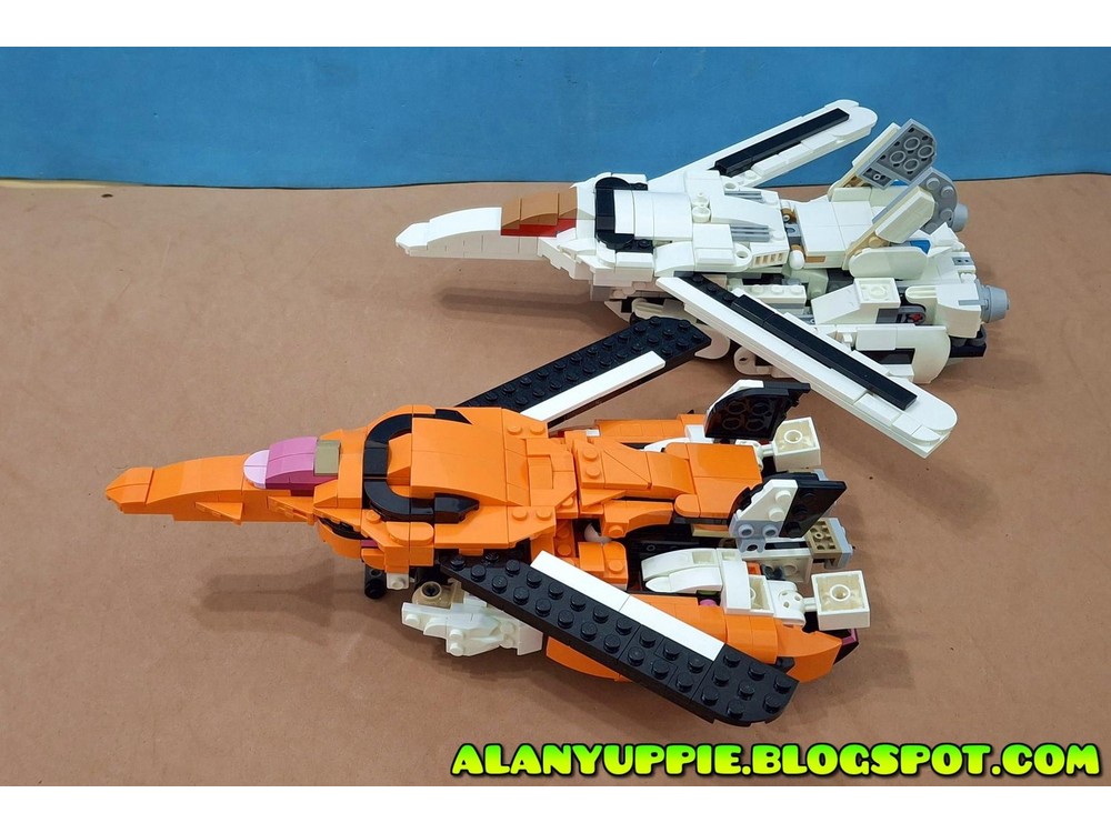 LEGO MOC-234175 VF-1 Valkyrie (Macross) / Jetfire (g1 Transformers ...