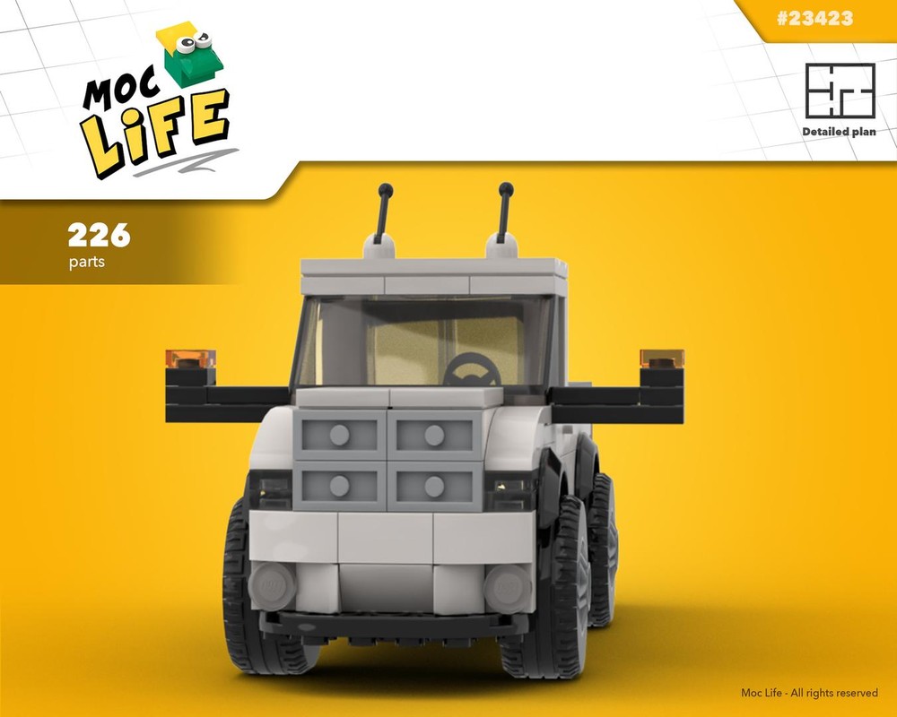 LEGO MOC Ram 1500 regular cab small bed by MocLife | Rebrickable ...