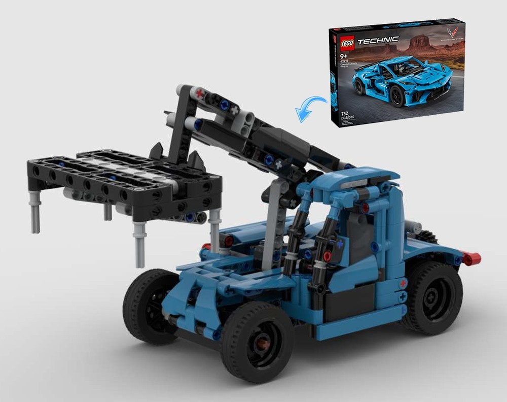 LEGO MOC Telehandler 42217 Alternate Build by ErikGS | Rebrickable ...