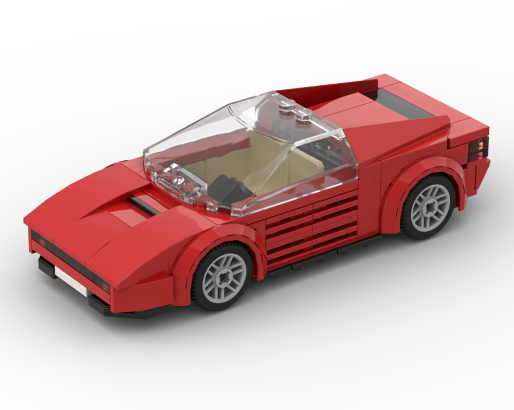 LEGO MOC 1984-1991 Testarossa by Zudineer | Rebrickable - Build with LEGO