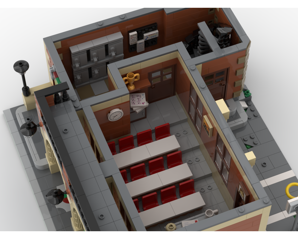 LEGO MOC-234314 Modular - University by Double_U_Bricks | Rebrickable ...
