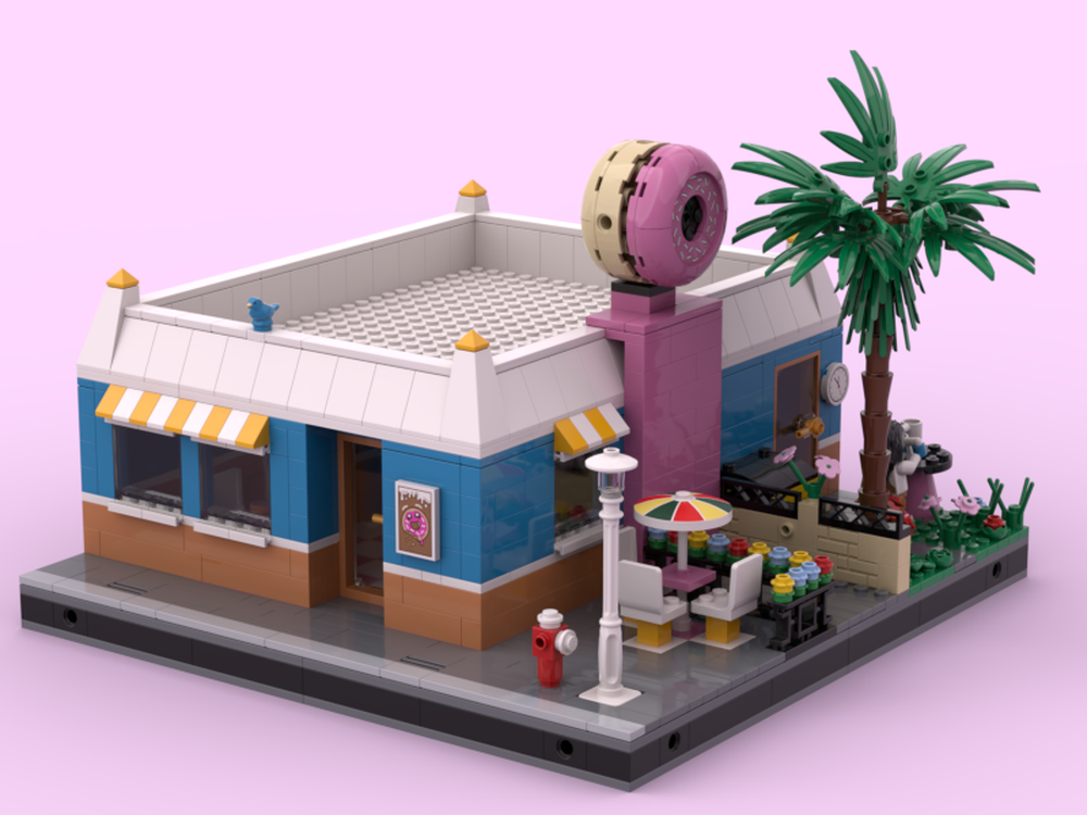LEGO MOC Restaurant donuts by filsatha | Rebrickable - Build with LEGO