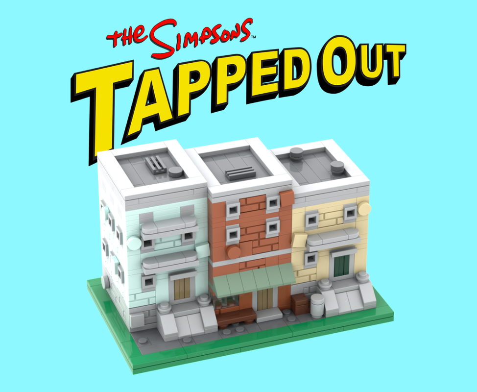 LEGO MOC Microscale Apartments - The Simpsons Tapped out! by ...