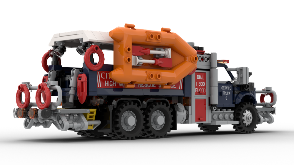 LEGO MOC Chevy C50 High Water Rescue by Yellow.LXF | Rebrickable ...