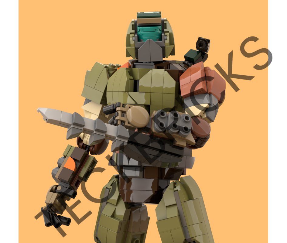 LEGO MOC-234383 Doom Slayer by Teckbricks | Rebrickable - Build with LEGO
