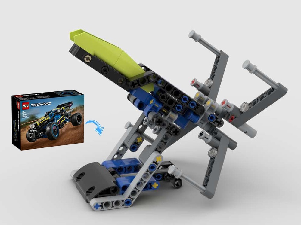 LEGO MOC-234409 T-65 XWing with stand 42164 Alternate Build by