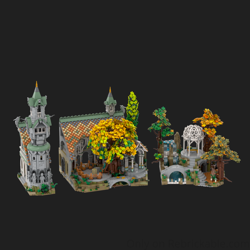 LEGO MOC-234524 Rivendell Expansion by rebelnili | Rebrickable - Build ...
