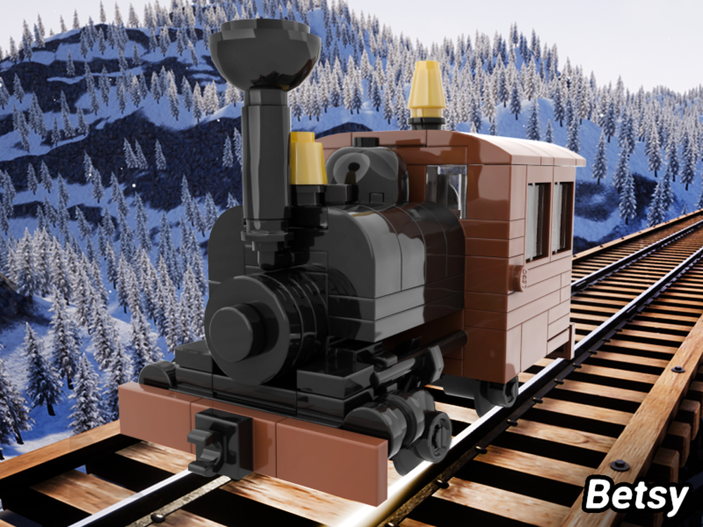 LEGO MOC Betsy (Railroads Online) by Spectrumnist | Rebrickable - Build ...