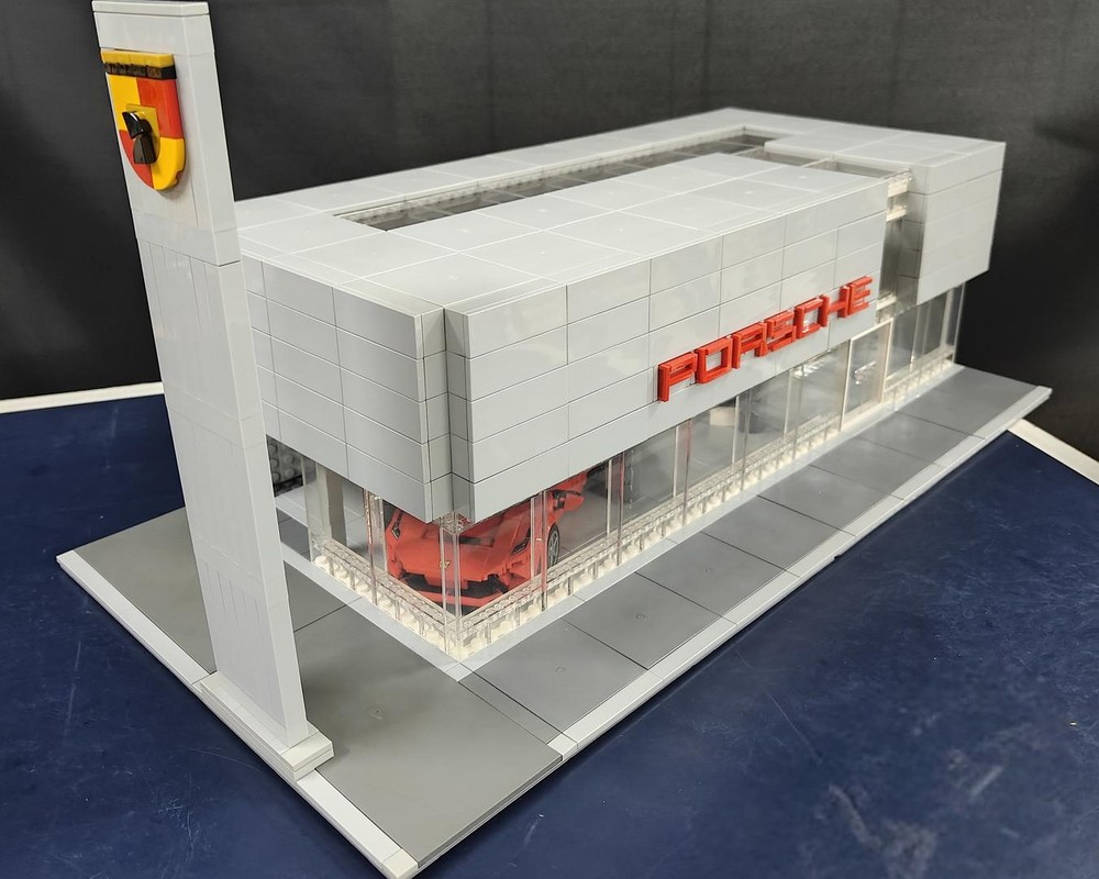 LEGO MOC-234588 Modular Porsche Dealership and Garage by