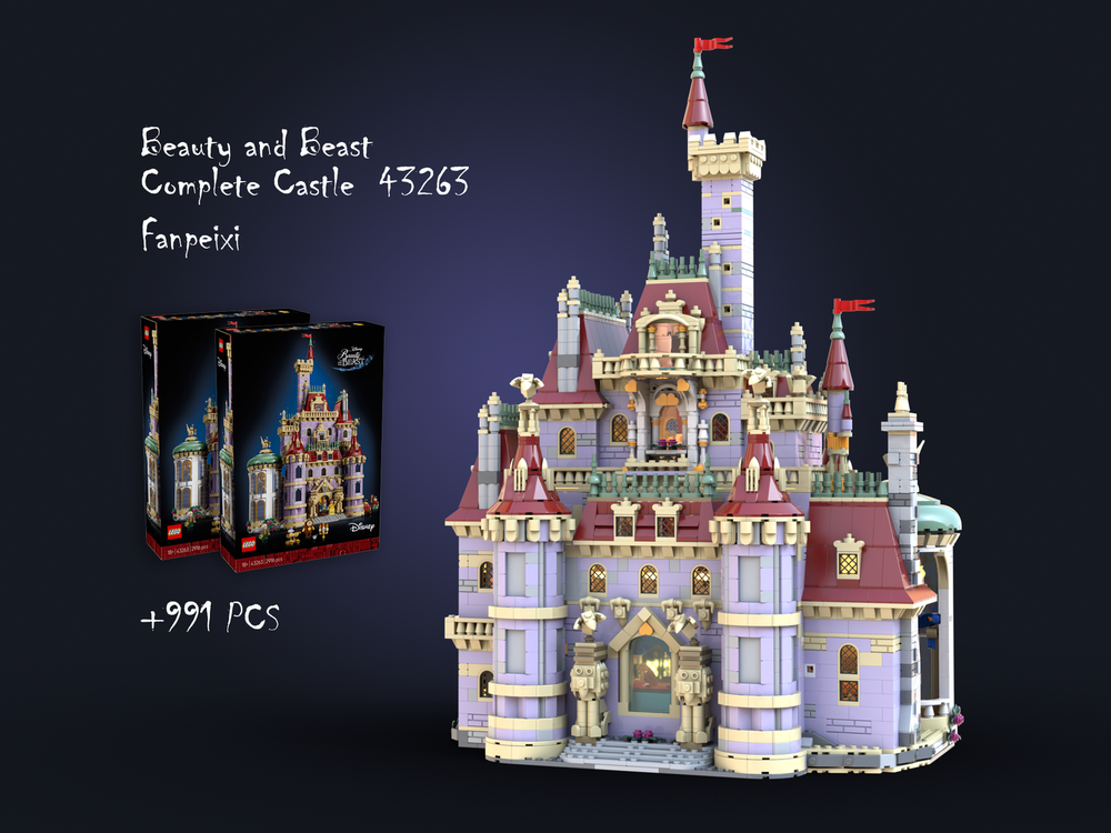 Costume Shop Lego Disney Castle Modifications LEGO® 43222 Disney