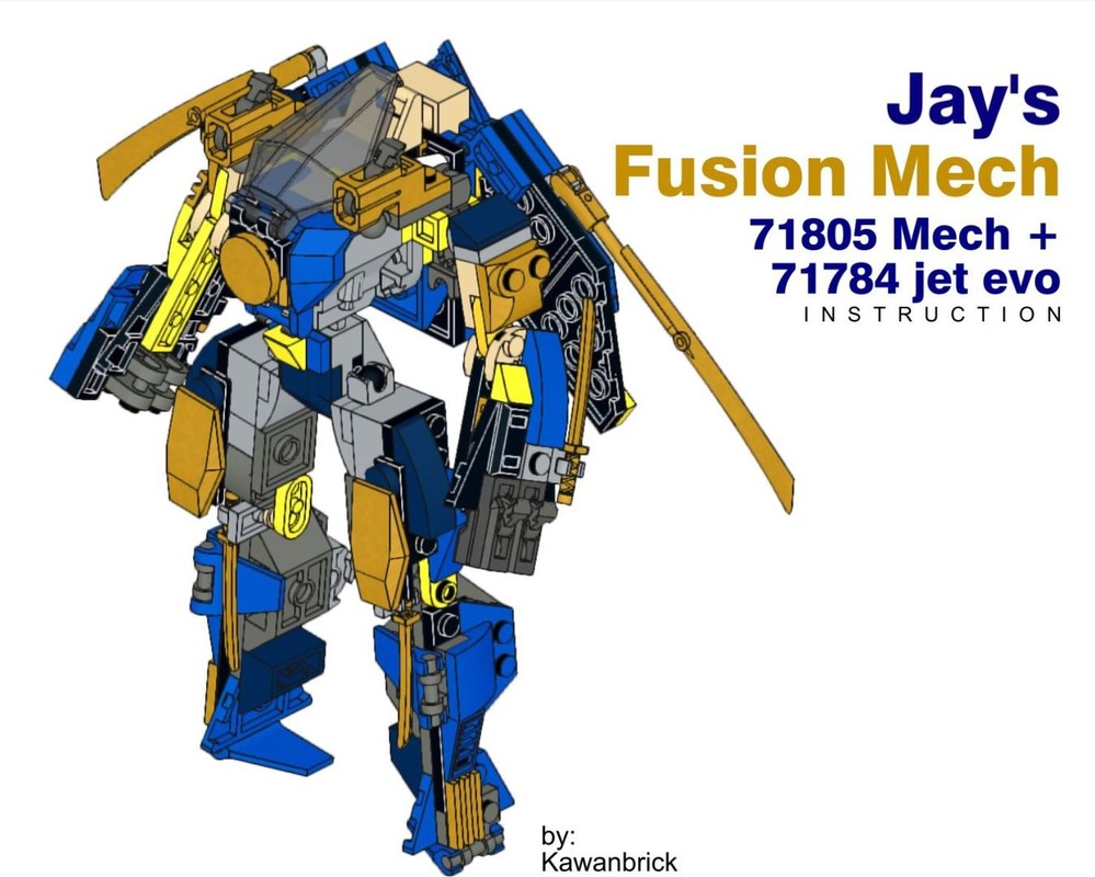LEGO MOC-234617 Jay's Fusion Mech by Kawanbrick | Rebrickable