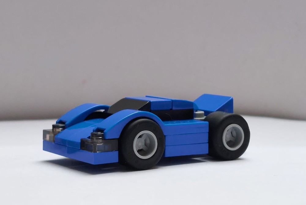 LEGO MOC Blue Racer by siema_987 | Rebrickable - Build with LEGO
