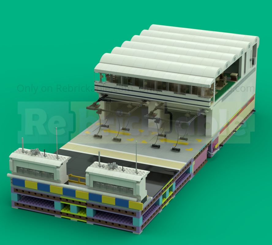 LEGO MOC-234631 Pit Lane pneumatic by DirecteurPerroquet | Rebrickable ...