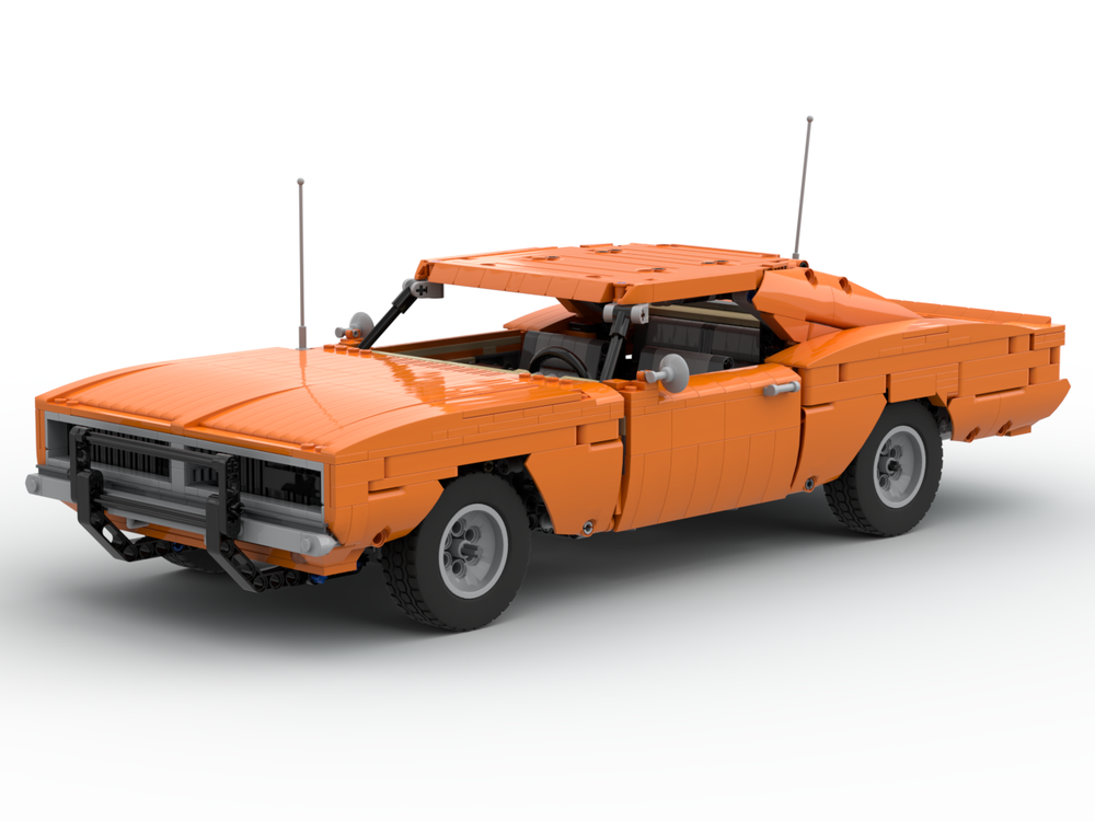 LEGO MOC General Lee Static Version by Mr.Platinum | Rebrickable