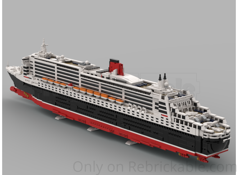 LEGO MOC-234664 RMS Queen Mary 2 by BasicBuilder23 | Rebrickable ...