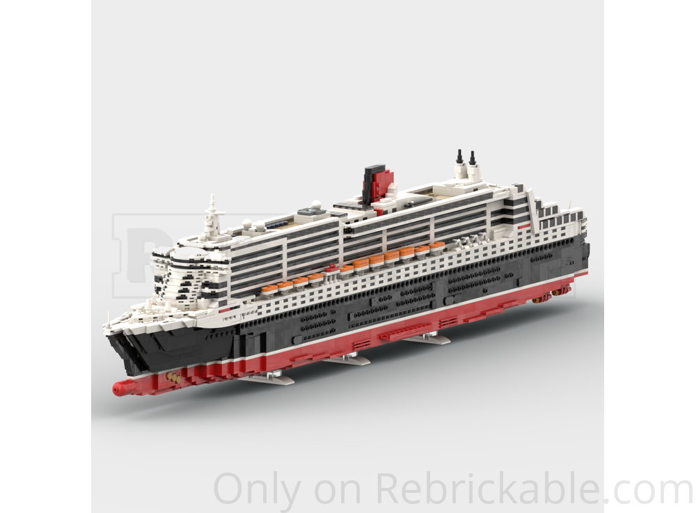 LEGO MOC-234664 RMS Queen Mary 2 by BasicBuilder23 | Rebrickable ...