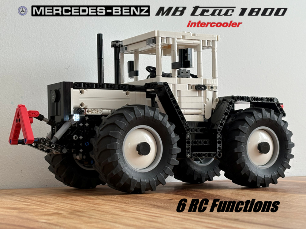LEGO MOC-234719 MB Trac 1800 RC by JF551 | Rebrickable - Build