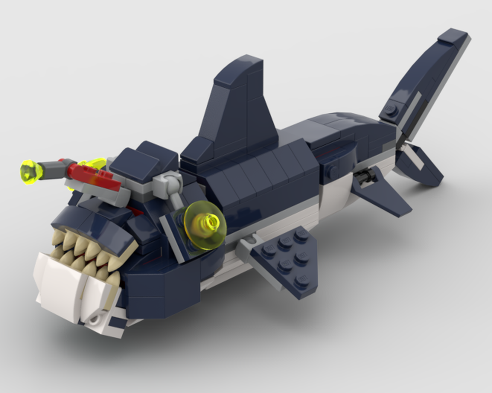 LEGO MOC angler shark 31088 by IdeasBricks | Rebrickable - Build with LEGO