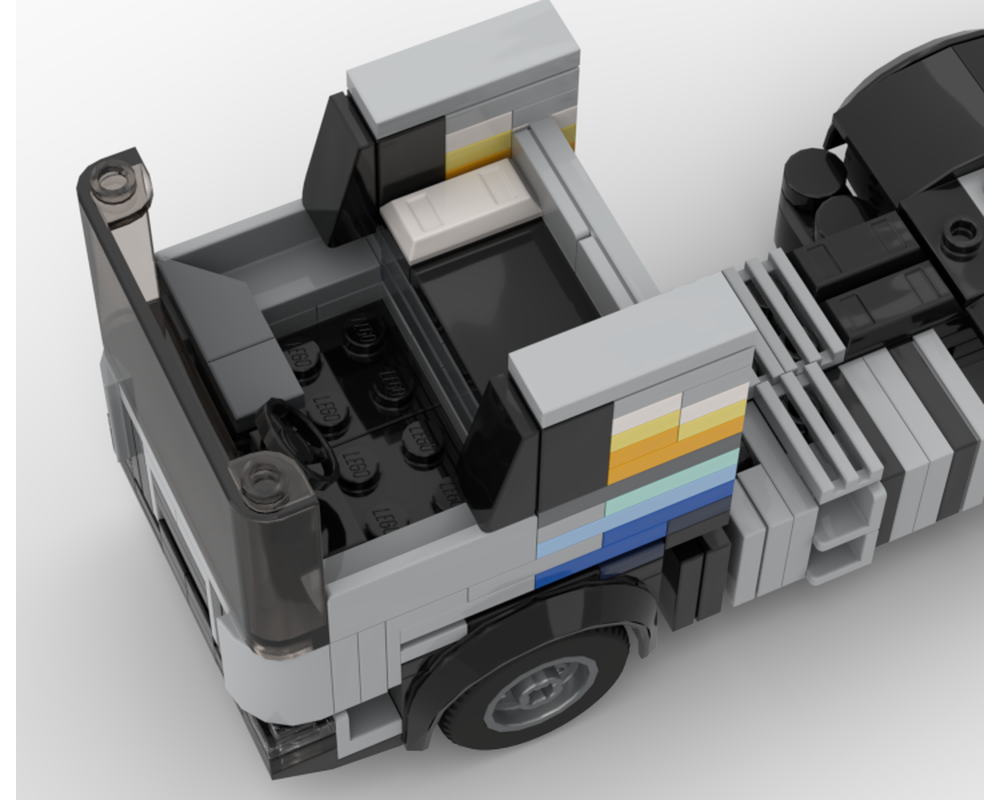 LEGO MOC European Truck by Zudineer | Rebrickable - Build with LEGO