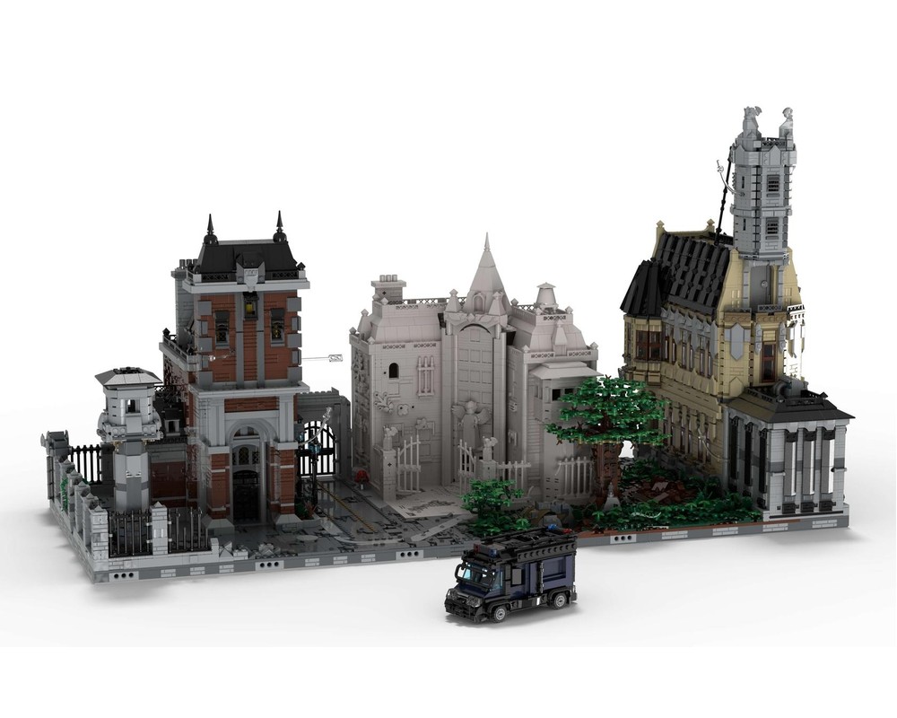 LEGO MOC-234744 Arkham Asylum 76300 MOC Expansion by