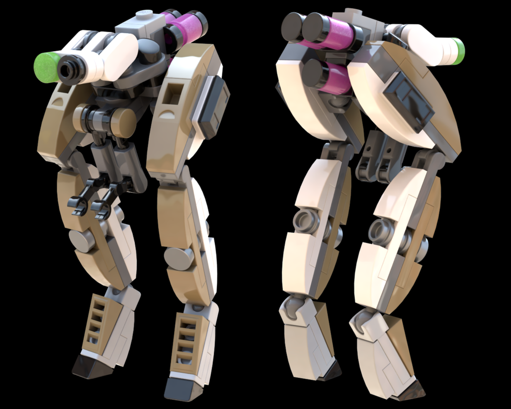 LEGO MOC-234770 L3GS Digitigrade Robot by OrchardBuilds | Rebrickable ...