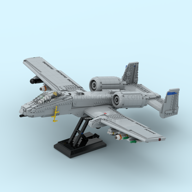 LEGO MOC-234812 A-10 Thunderbolt II/Warthog by BespokeLegoDesigns