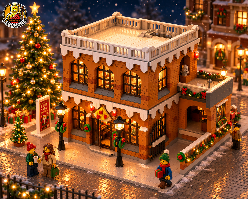LEGO MOC-234929 Winter Village - Pizzeria & Arte by