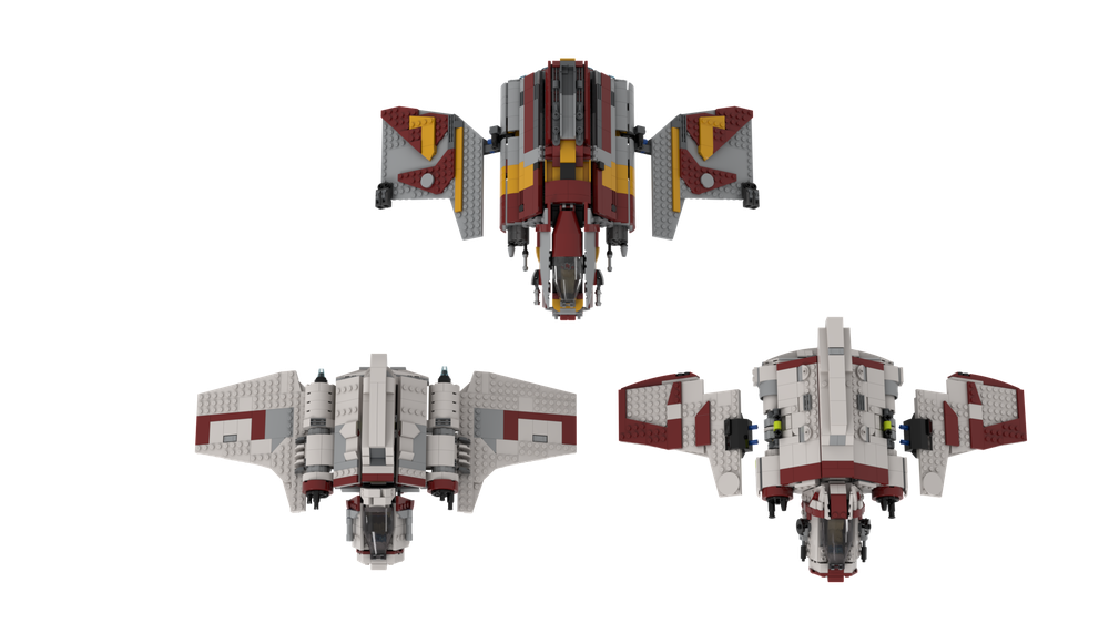 LEGO MOC-234971 Republic Nu-Class Attack Shuttle - 75402 + 75432 ...