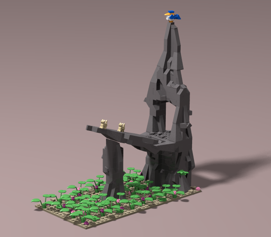 LEGO MOC-235087 Pride Rock (Lion King) by Brick-Linus | Rebrickable ...