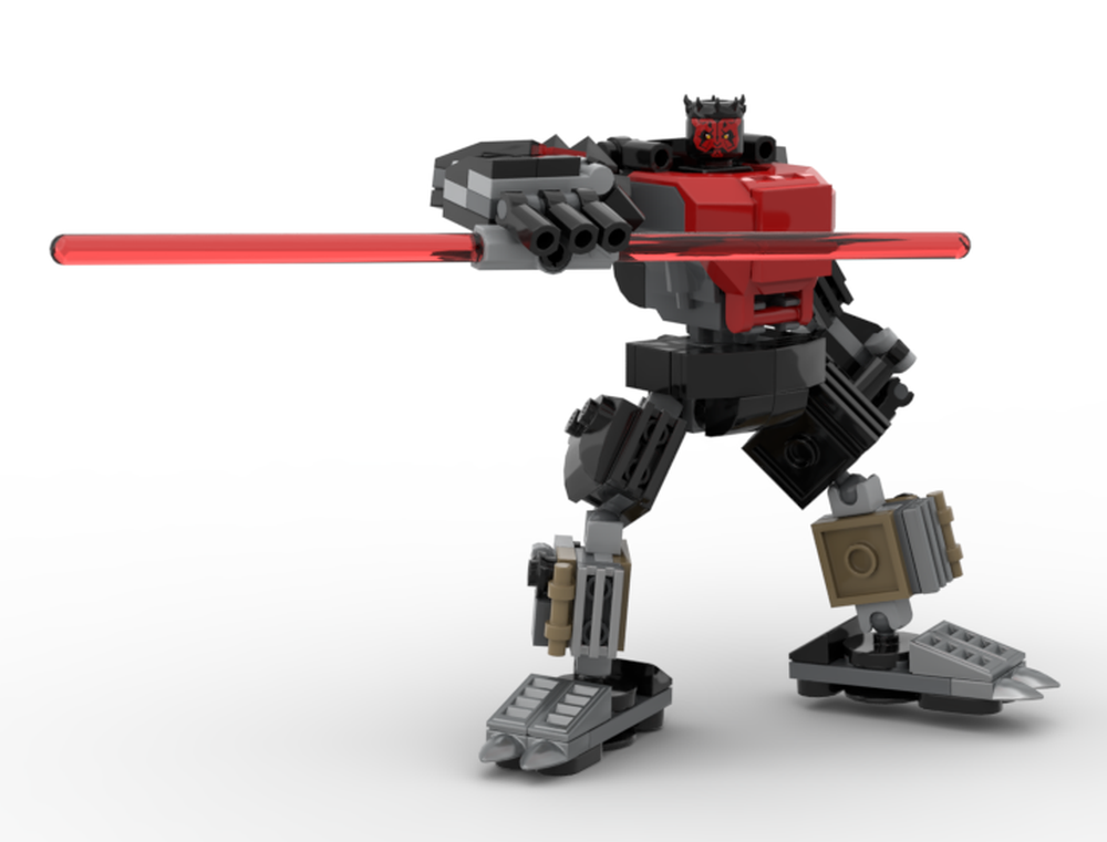 LEGO MOC-235104 Upgraded Version of Darth-Maul's Mech (75411x2 +