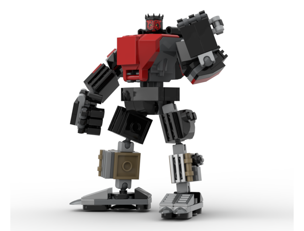 LEGO MOC-235104 Upgraded Version of Darth-Maul's Mech (75411x2 +