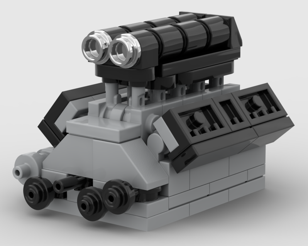 LEGO MOC 6.1-liter BMW S70/2 V12 engine (from McLaren F1 LM/LMR) by SRT ...