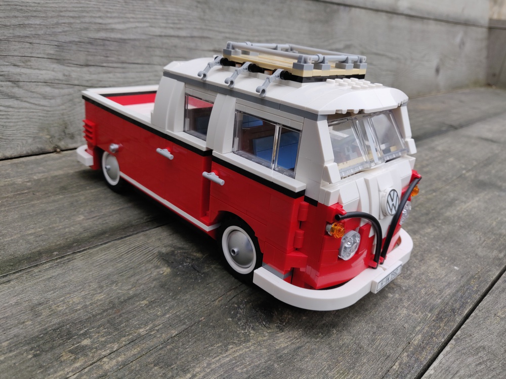 LEGO MOC VW T1 Doka (10220 alternate) by poljvd | Rebrickable