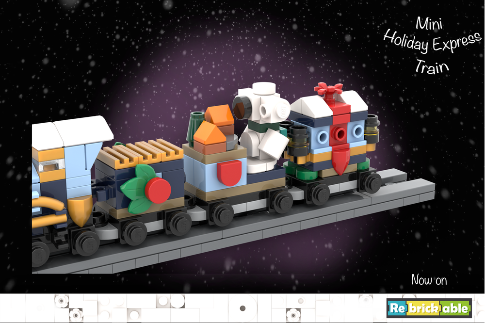 LEGO MOC Mini Holiday Express Train by christromans | Rebrickable ...